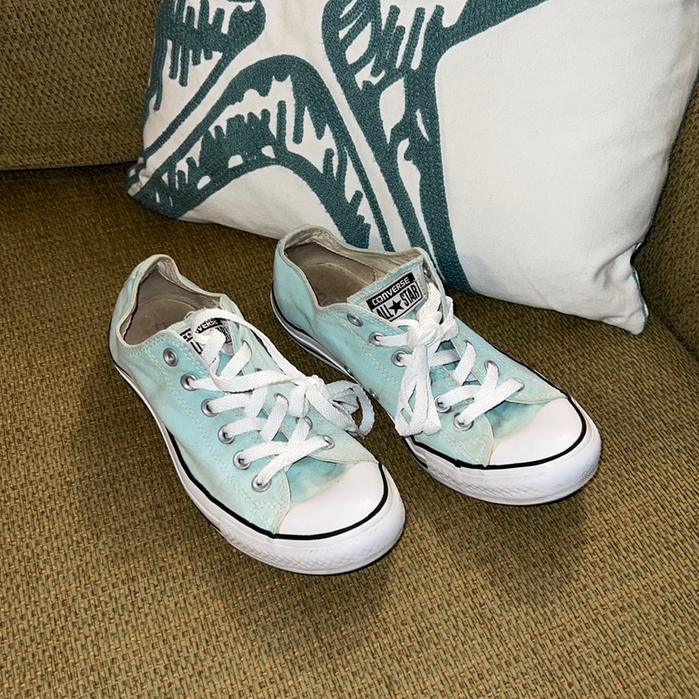 Aqua converse classic lo tops